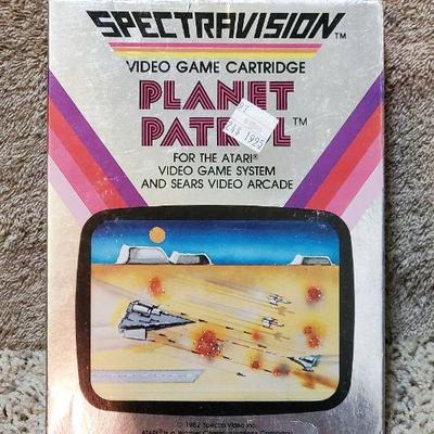 SpectraVision Planet Patrol Video Game Cartridge in Orig Box for Atari