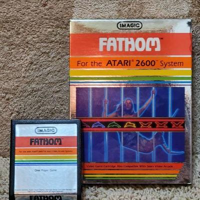 Imagic Fathom Video Game Cartridge in Orig Box for Atari 2600