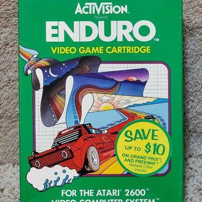 Activision Enduro Video Game Cartridge in Orig Box for the Atari 2600