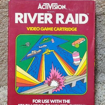 Activision River Raid Video Game Cartridge in Orig Box for the Atari