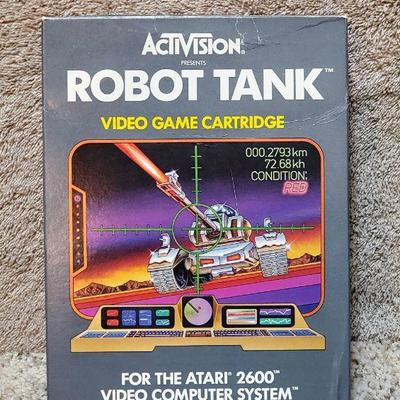 Activision Robot Tank Video Game Cartridge in Orig Box for the Atari 2600