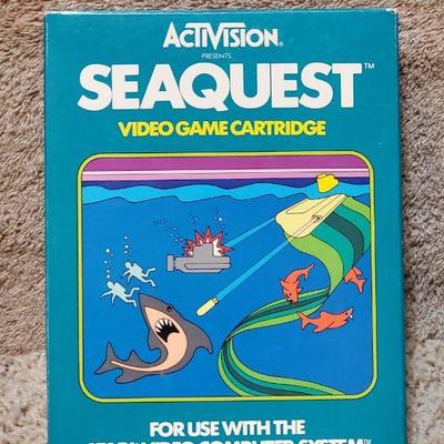 Activision Seaquest Video Game Cartridge in Orig Box for the Atari