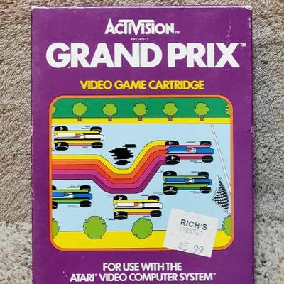 Activision Grand Prix Video Game Cartridge in Orig Box for the Atari