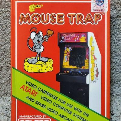 Exidy's Mouse Trap Video Game in Orig Box Manufactured by Coleco for the Atari