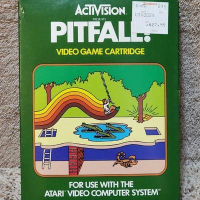 Activision Pitfall Game Cartridge in Orig Box for the Atari