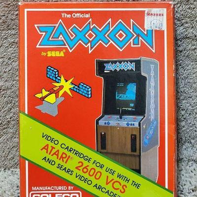 Zaxxon by Sega, Video Game in Orig Box Manufactured by Coleco for the Atari 2600