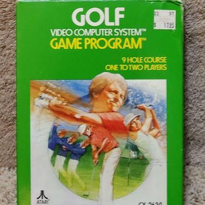 Golf Game Program Video Cartridge in Orig Box for the Atari - CX2634