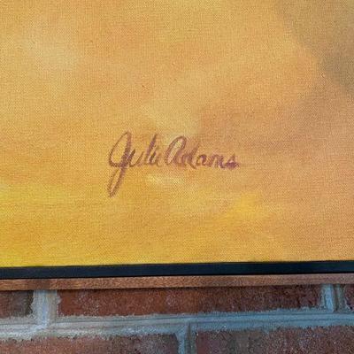 Lot #45 Original Painting on Canvas by Julie Adams 