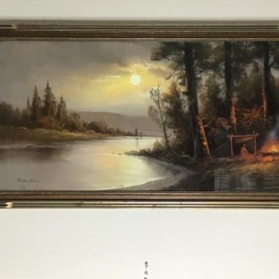B-111 Arts and crafts pastel painting by Chandler