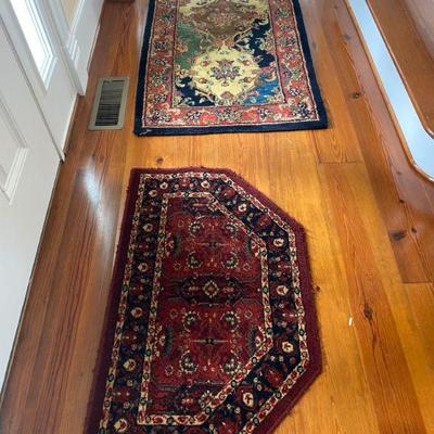 Lot #60 Pair of small area rugs 