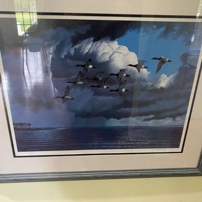 Lot #67  Signed Waterfowl Art by Herb Jones & W. Robert Tolley