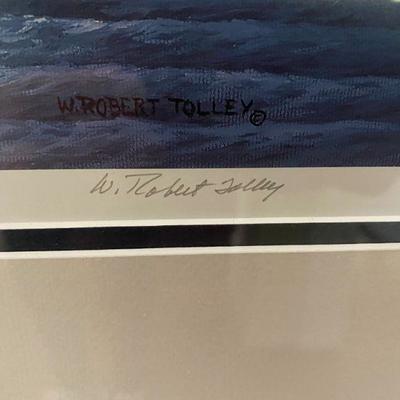 Lot #67  Signed Waterfowl Art by Herb Jones & W. Robert Tolley