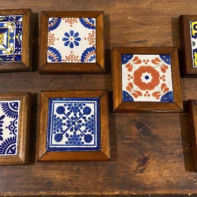 Lot #71 Set of Mexican Tiles 
