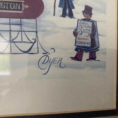 Lot # 73 Carol Dyer Signed and Numbered Lithograph 