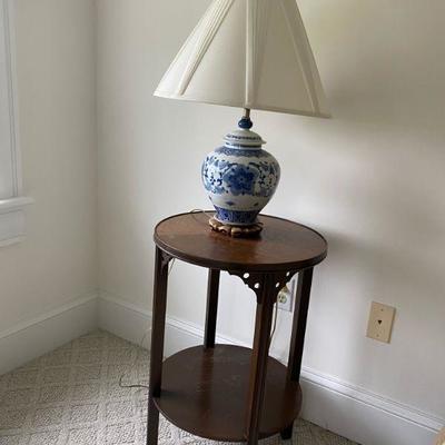 Lot #74 Table with Lamp 