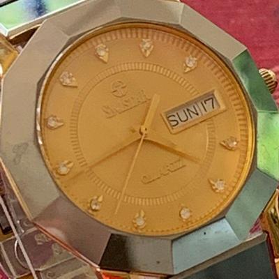 LOT 103 Swistar 44221 M Men's tungsten and steel dress watch