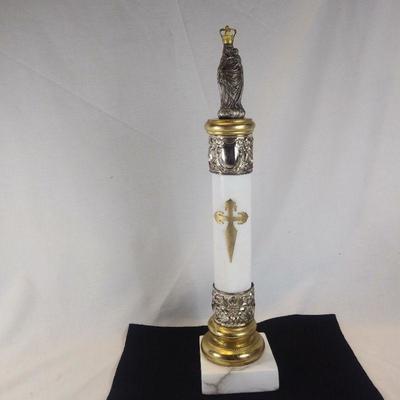 Religious Marble Column