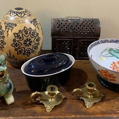 Lot #80 Asian Lot of Collectibles 