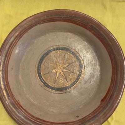 Clay plate / Pre Columbian/ Mayan 