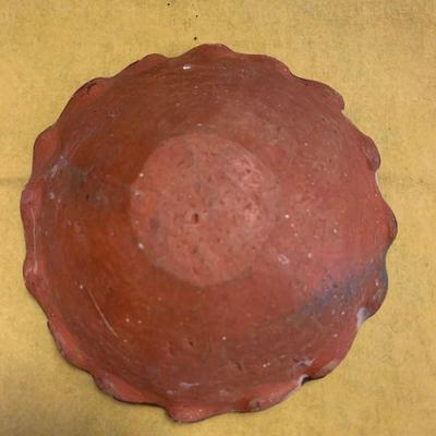 Pre Columbian Poly Chrome bowl / plate 