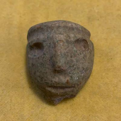 Pre Columbian Mayan face / clay