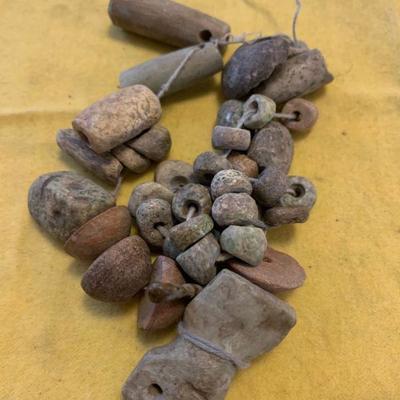 Pre Columbian grave beads 