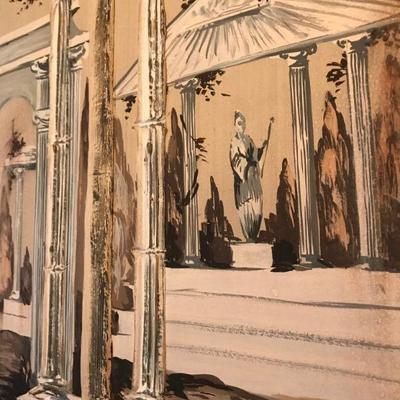 3 D Wall Art, Vintage MCM Grecian HUGE