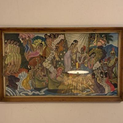 Polynesian framed art #2