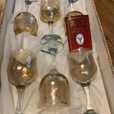 Cristal Fuma wine glass set