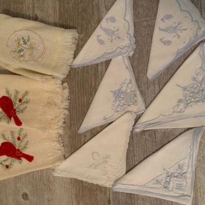 Assorted linens all for 12.00