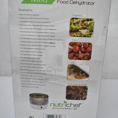 Food Dehydrator #PKFD12 by NutriChef