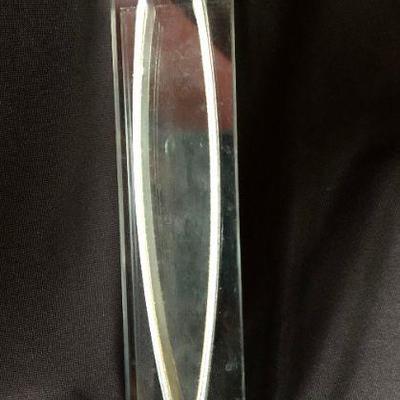 Glass & Metal Vase