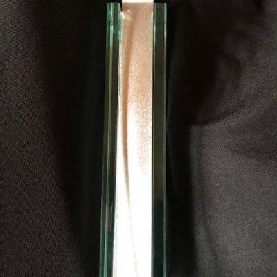 Glass & Metal Vase