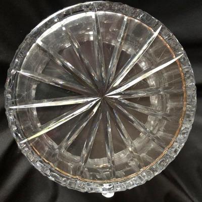 Cut & Etched Crystal Ice Bucket