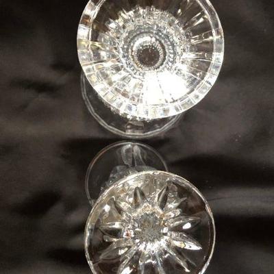 Pair Crystal Vases