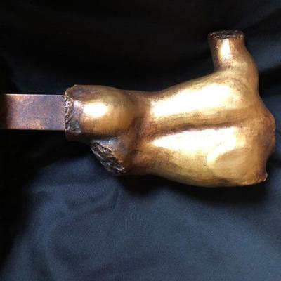 Bronze Male Torso Sculpture