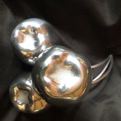 Cast Aluminum Cherry Sculpture