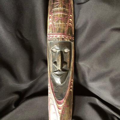 Carved Wood African-style Mask
