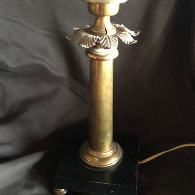 Chapman Brass Table Lamp - circa 1972