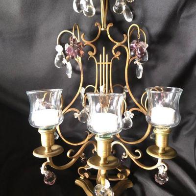 Pair of Italian Mantle Candlebras