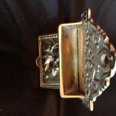 Venus & Cupid Brass Match Holder