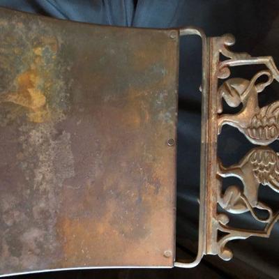 Iron Garden Stool w/Griffins