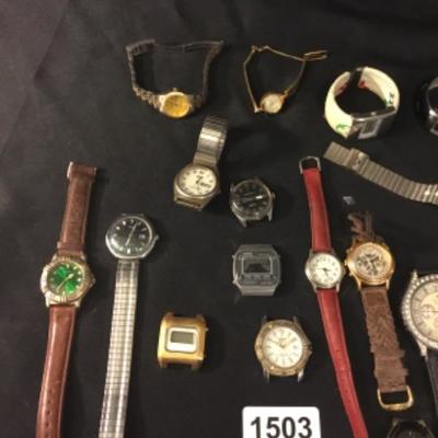 Assorted watches lot 1503