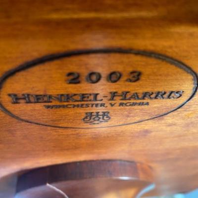 Lot # 140 Henkel Harris Octagonal Walnut Tea Table 