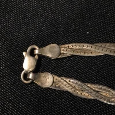 Sterling Silver Necklace -see markings and bid accordingly Lot 1522