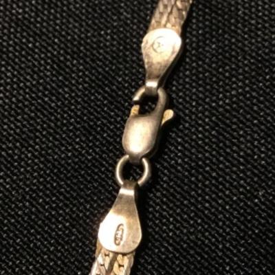 Sterling Silver Necklace -see markings and bid accordingly Lot 1522