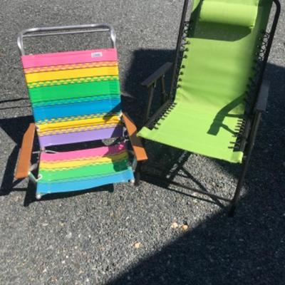 Lot # 168 Lot of Beach Chairs 