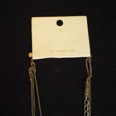 NWT LOFT NECKLACE - MULTI STRAND LONG NECKLACE