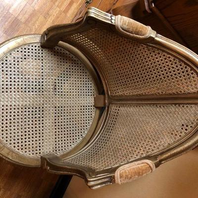 French Gilt Dressing Chair (seat swivels)