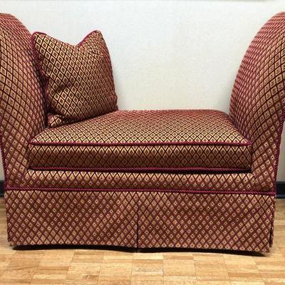 Boudoir/Foyer Bench - custom upholstery